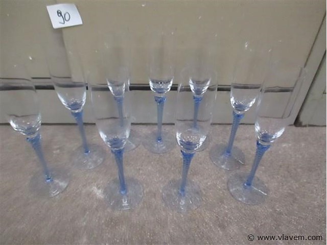 Champagne glazen - afbeelding 1 van  2