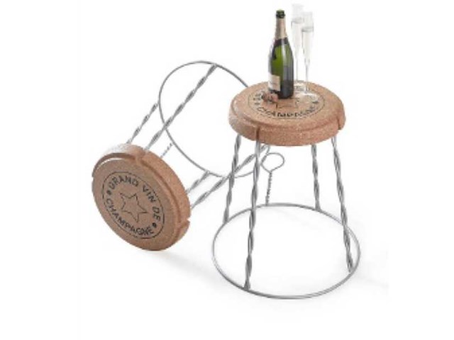 Champagne kroon stoel - afbeelding 1 van  1