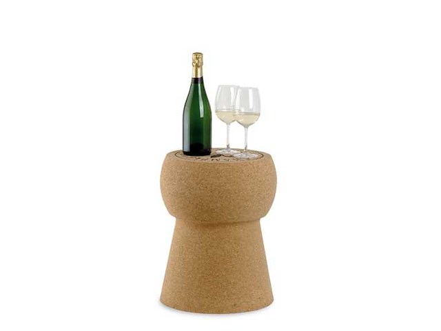 Champagne kruk stoel - afbeelding 1 van  1
