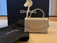 Chanel handtas - top handle flap bag - afbeelding 9 van  24