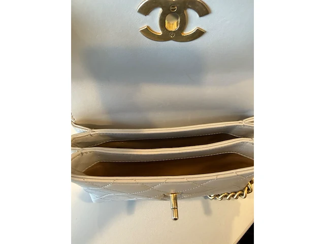 Chanel handtas - top handle flap bag - afbeelding 11 van  24