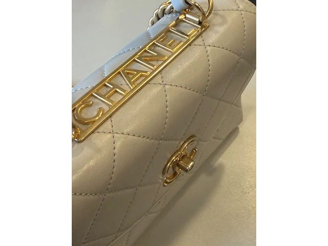 Chanel handtas - top handle flap bag - afbeelding 17 van  24