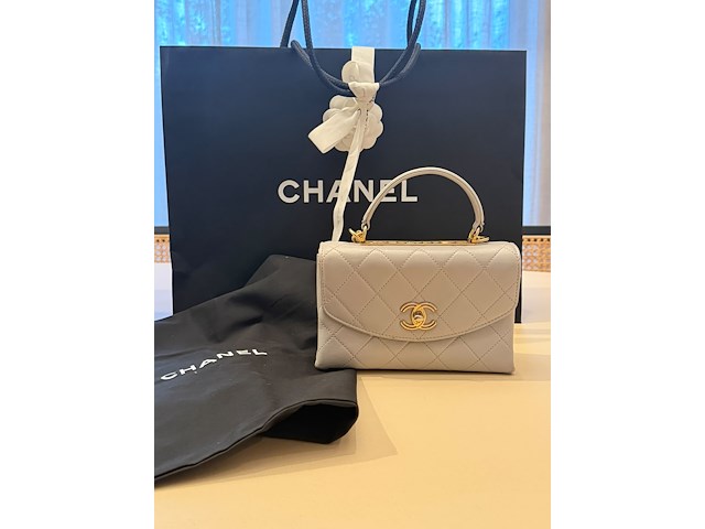 Chanel handtas - top handle flap bag - afbeelding 1 van  7