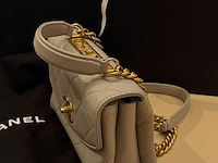 Chanel handtas - top handle flap bag - afbeelding 3 van  7