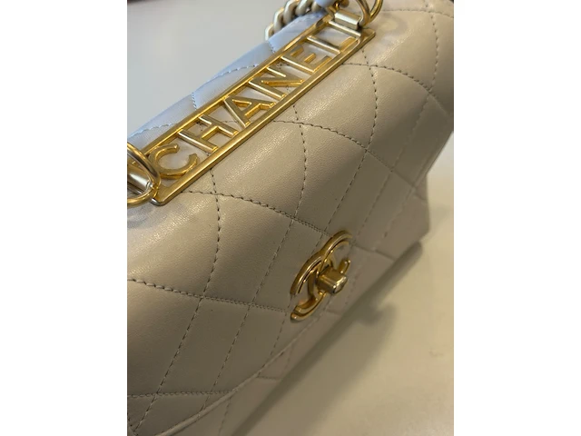 Chanel handtas - top handle flap bag - afbeelding 23 van  24
