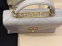 Chanel handtas - top handle flap bag - afbeelding 24 van  24