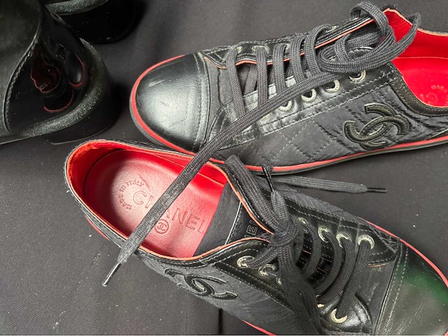 Chanel schoenen maat 38 (gebruikt) (2x) - afbeelding 3 van  6