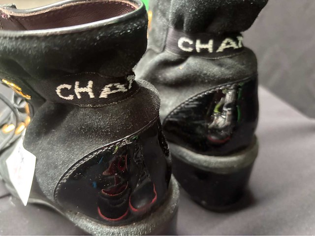 Chanel schoenen maat 38 (gebruikt) (2x) - afbeelding 5 van  6