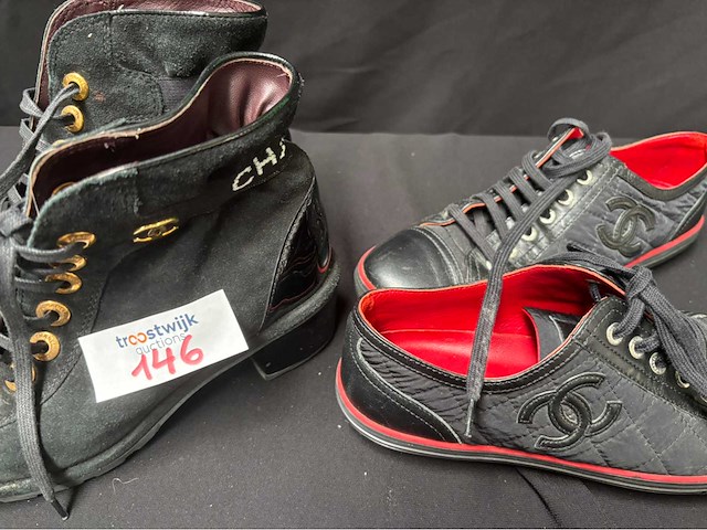 Chanel schoenen maat 38 (gebruikt) (2x) - afbeelding 6 van  6