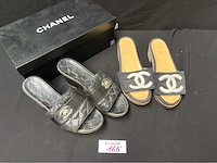 Chanel schoenen maat 38 (gebruikt) (2x) - afbeelding 1 van  6