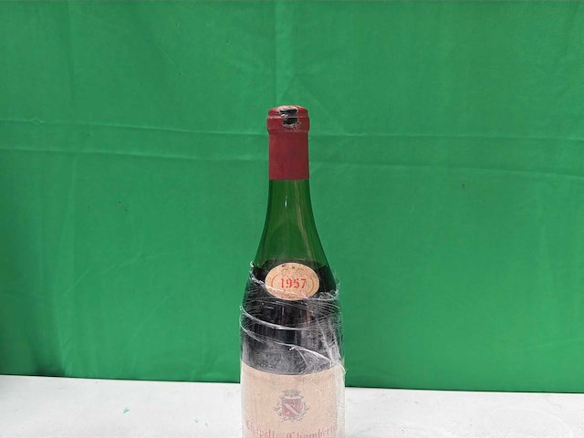 Chapelle-chambertin grand cru 1957, lucien benaros, bourgogne (frankrijk), 75 cl. zeer oude grand cru rode wijn - afbeelding 5 van  5