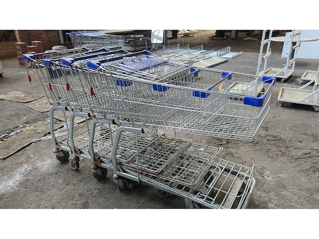 Chariots de magasin (4x) - afbeelding 1 van  5