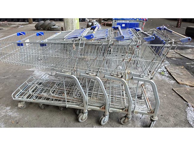 Chariots de magasin (4x) - afbeelding 2 van  5