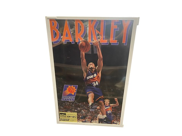Charles barkley - official nba - 1993 - poster 56 x 88 cm. - afbeelding 2 van  4