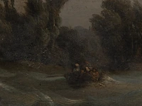 Charles euphrasie kuwasseg (1833/38-1904), boats on rough water, oil on canvas 30 x 40 cm. (11.81 x 15 3/4 in.), frame: 52 x 62 cm. (20.46 x 24.41 in.) - afbeelding 9 van  9