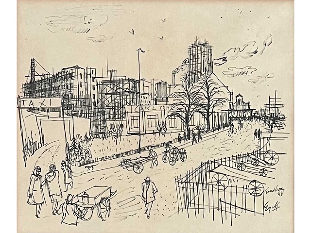 Charles eyck - tekening - afbeelding 1 van  10