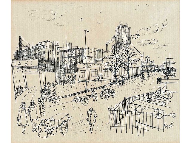 Charles eyck - tekening - afbeelding 3 van  10