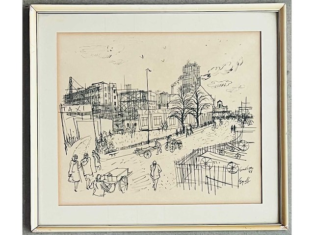 Charles eyck - tekening - afbeelding 4 van  10