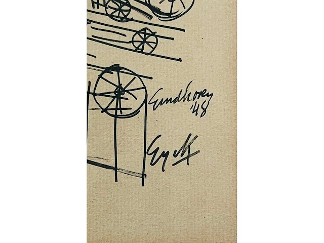 Charles eyck - tekening - afbeelding 7 van  10