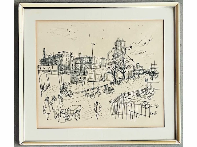 Charles eyck - tekening - afbeelding 2 van  9