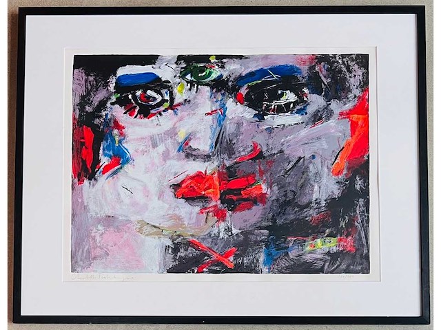 Charlotte molenkamp - kleurenlithografie - ingelijst - afbeelding 5 van  6