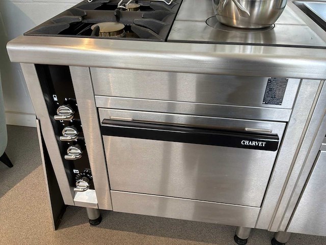 Charvet - gasfornuis nieuwstaat - afbeelding 3 van  5
