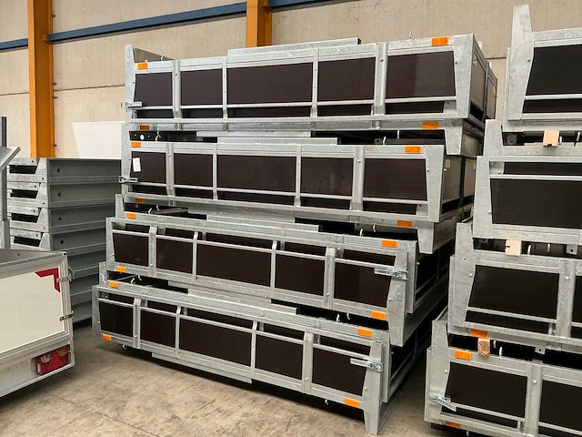 Chassis opbouw voor aanhangwagen (8x) - afbeelding 1 van  10