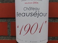 Chateau beauséjour "1901" millésime 2006 - afbeelding 2 van  3