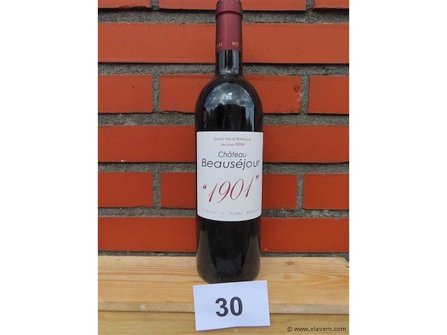 Chateau beauséjour "1901" millésime 2006 - afbeelding 1 van  3