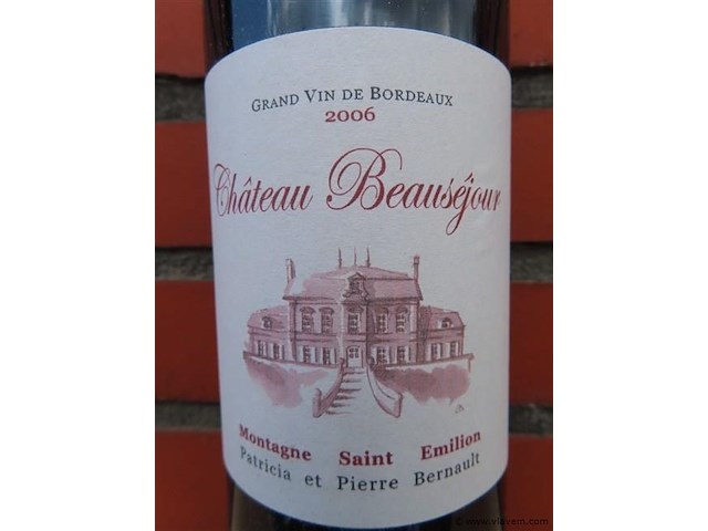 Chateau beauséjour 2006 - afbeelding 2 van  3