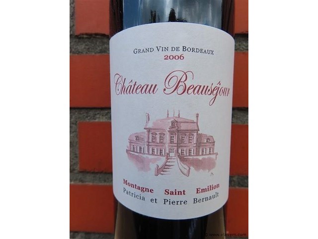 Chateau beauséjour 2006 - afbeelding 2 van  3