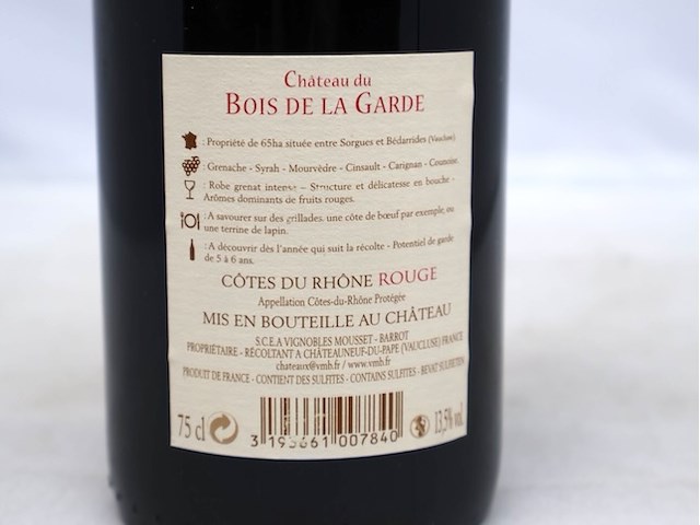 Chateau bois de la garde 2010 (x1) - afbeelding 3 van  4