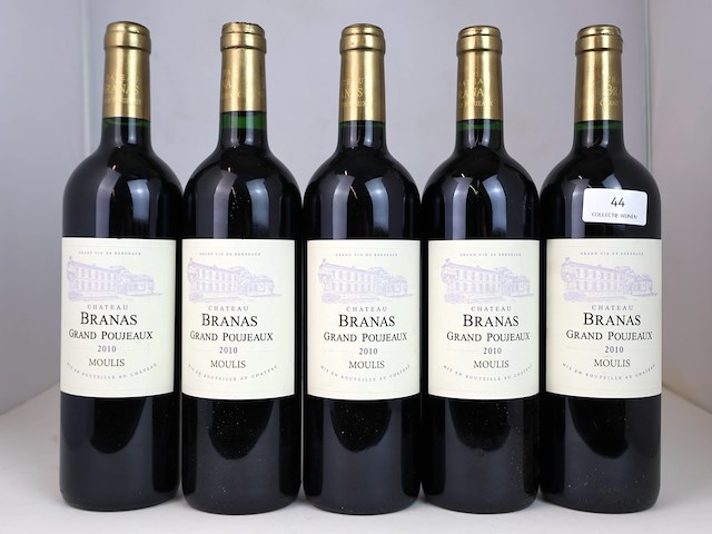 Château branas grand poujeaux 2010 (5x) - afbeelding 1 van  4