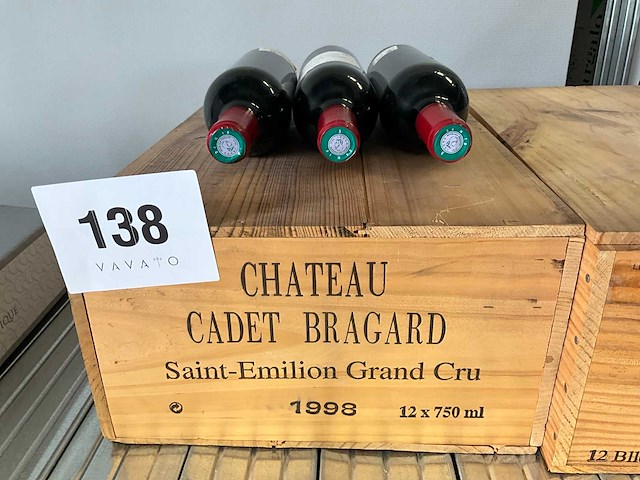 Chateau cadet bragard saint-emilion grand cru rode wijn (15x) - afbeelding 1 van  4
