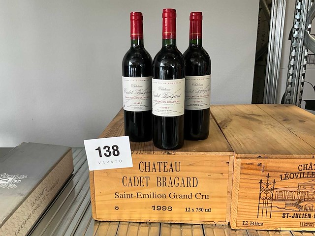 Chateau cadet bragard saint-emilion grand cru rode wijn (15x) - afbeelding 2 van  4