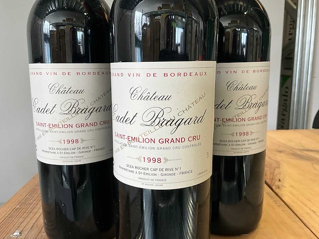 Chateau cadet bragard saint-emilion grand cru rode wijn (15x) - afbeelding 3 van  4