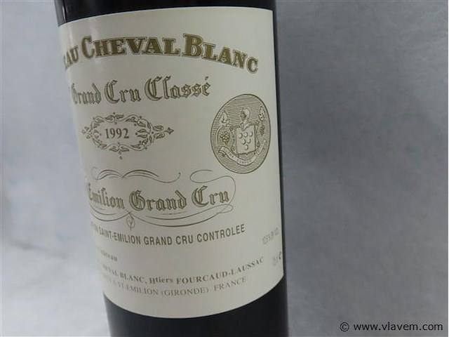 Chateau cheval blanc 1992 saint-emilion 1er grand cru classé - afbeelding 9 van  11