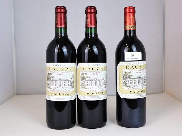 Château dauzac 1994 & 2002 (3x) - afbeelding 1 van  6