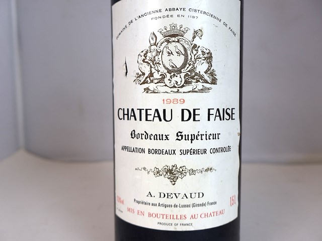 Château de faise 1989 (1x) - afbeelding 2 van  4