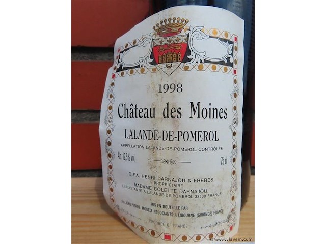 Chateau des moines 1998 - afbeelding 2 van  3
