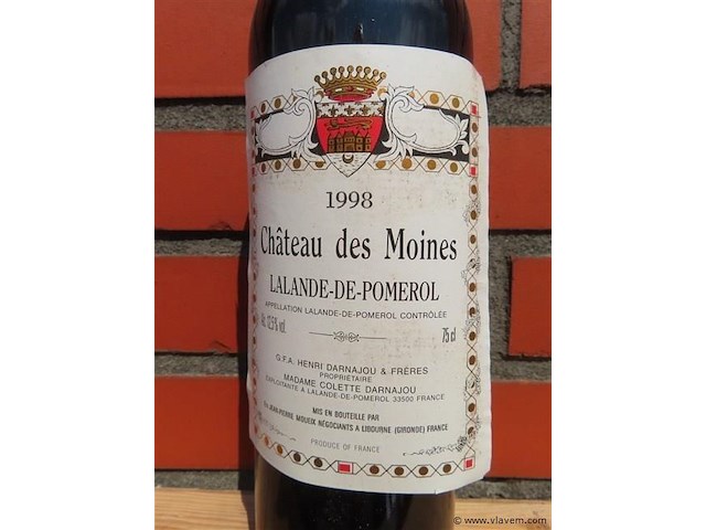 Chateau des moines 1998 - afbeelding 2 van  3