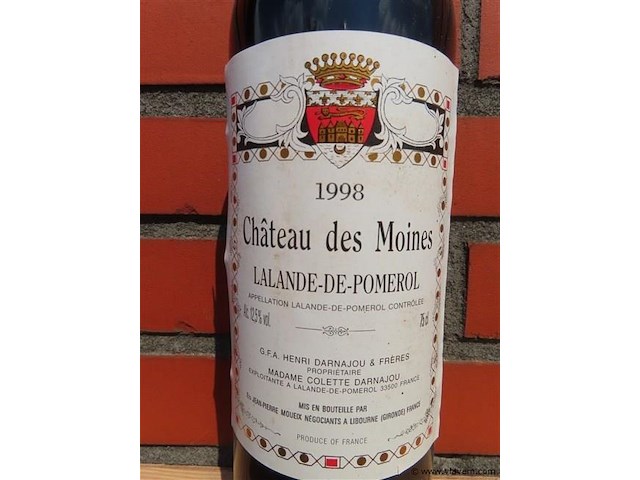 Chateau des moines 1998 - afbeelding 2 van  3