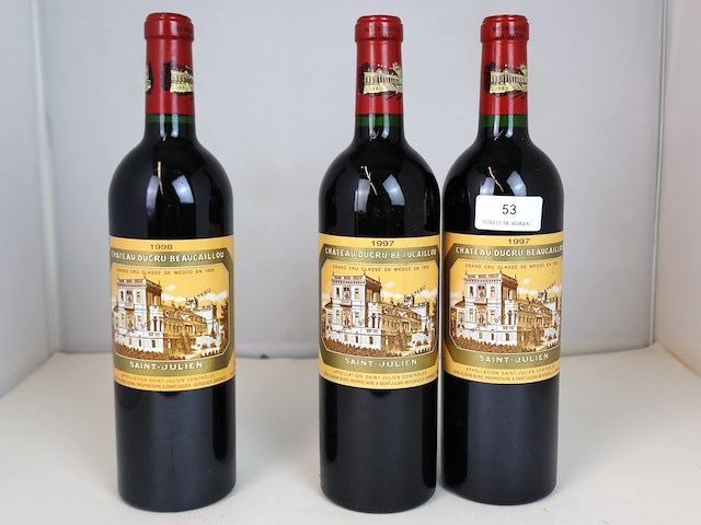 Château ducru-beaucaillou 1997 & 1998 (3x) - afbeelding 1 van  5