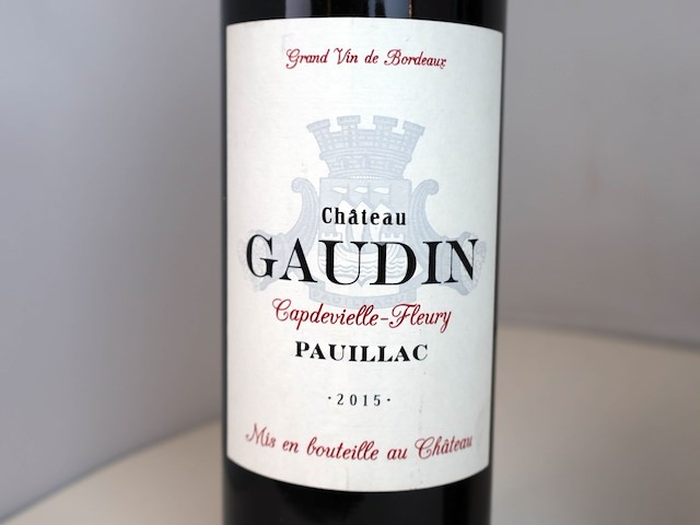 Château gaudin 2015 (4x) - afbeelding 2 van  4