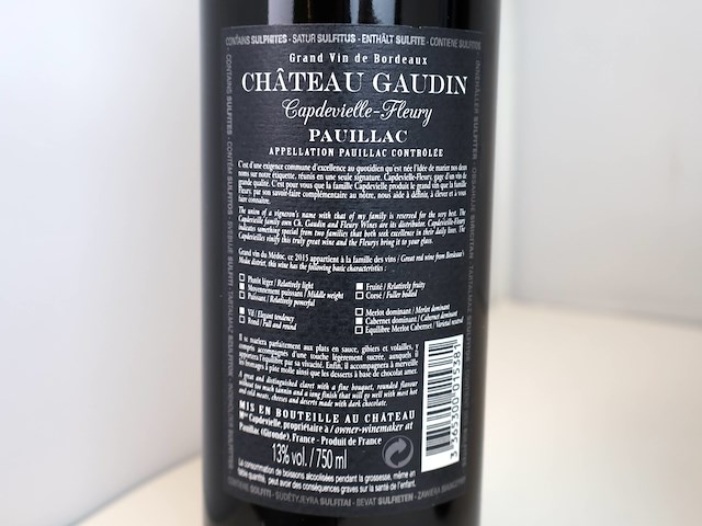 Château gaudin 2015 (4x) - afbeelding 3 van  4