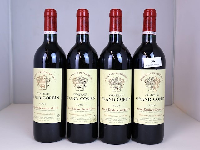 Château grand corbin 2001 (4x) - afbeelding 1 van  4