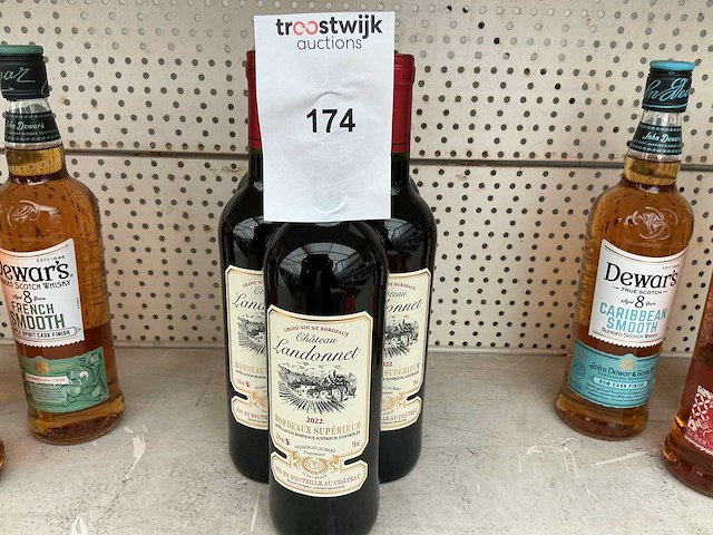 Chateau landonnet rode wijn (5x) - afbeelding 1 van  1
