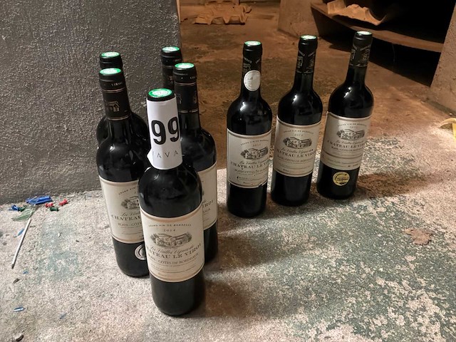 Chateau le virou diverse flessen wijn (8x) - afbeelding 1 van  3