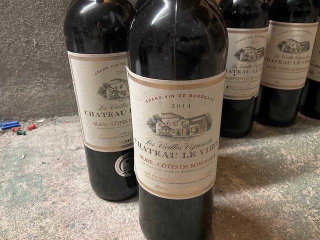 Chateau le virou diverse flessen wijn (8x) - afbeelding 2 van  3