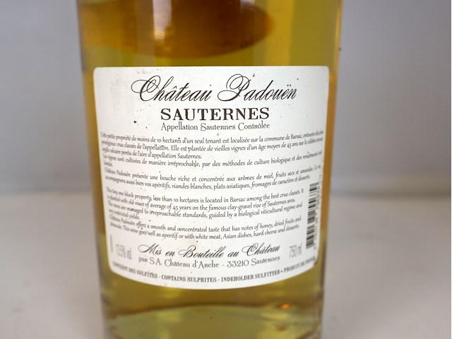 Château padevin sauternes 2022 (2x) - afbeelding 3 van  3